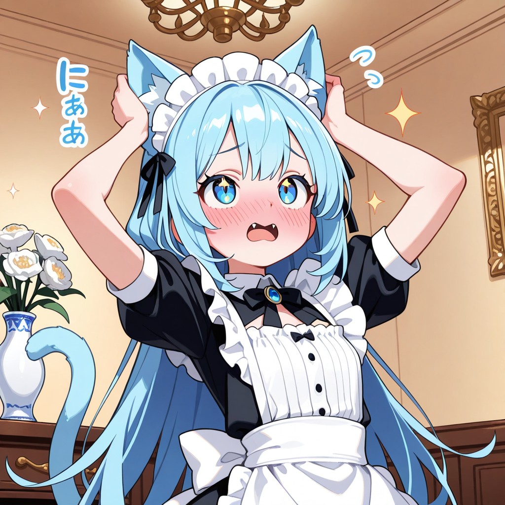 どっ、どうしましょう！？猫耳になってしまいましたぁ！！💦