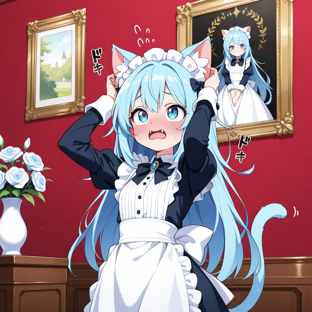 どっ、どうしましょう！？猫耳になってしまいましたぁ！！💦