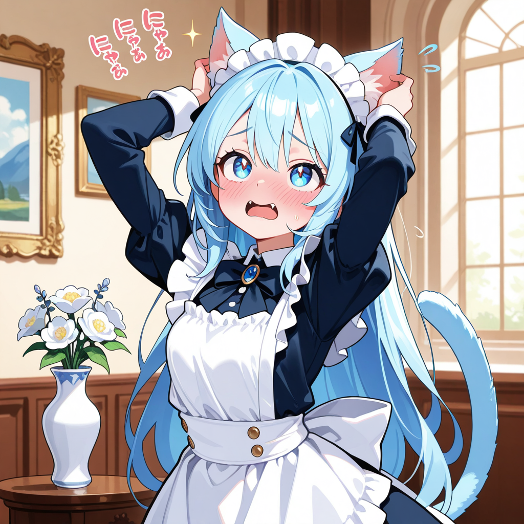 どっ、どうしましょう！？猫耳になってしまいましたぁ！！💦