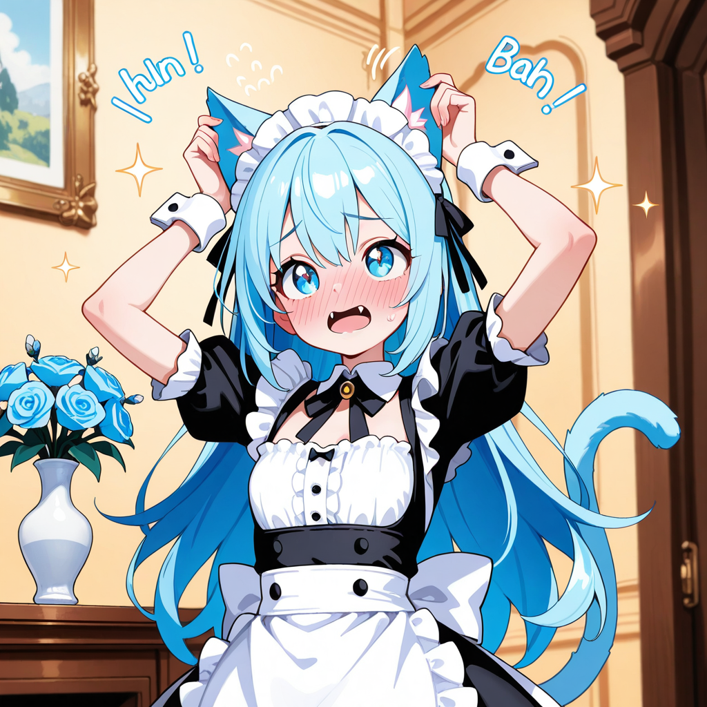 どっ、どうしましょう！？猫耳になってしまいましたぁ！！💦