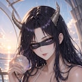 黄昏の水鏡に咲く魔姫 2枚目