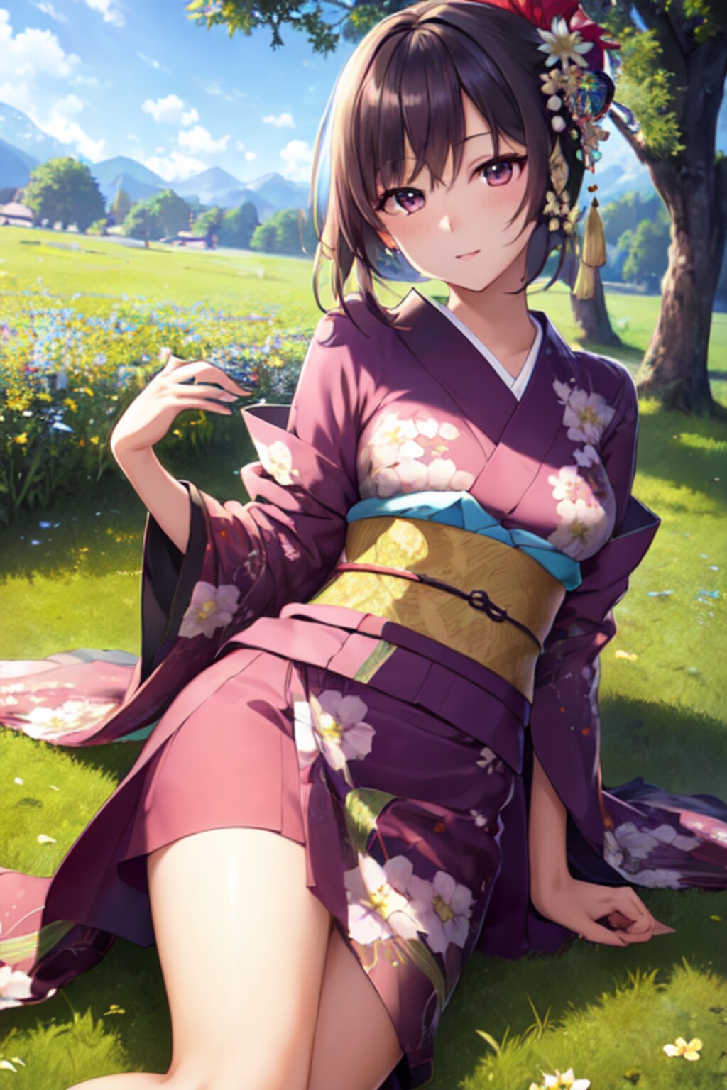 大人な着物女性集
