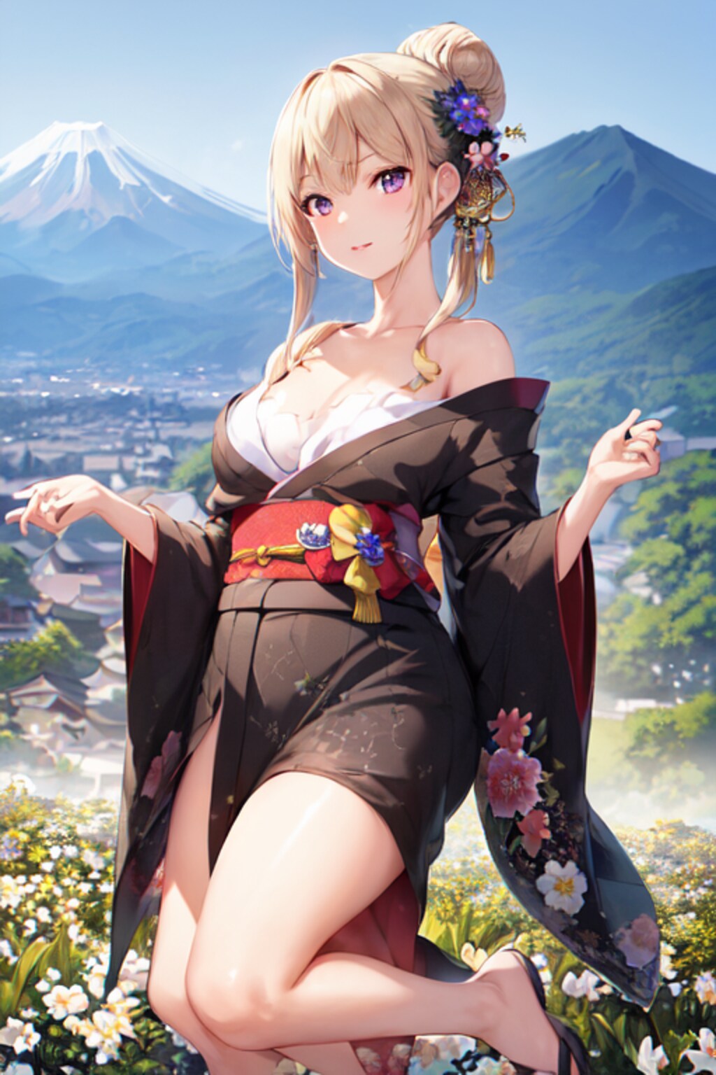 大人な着物女性集