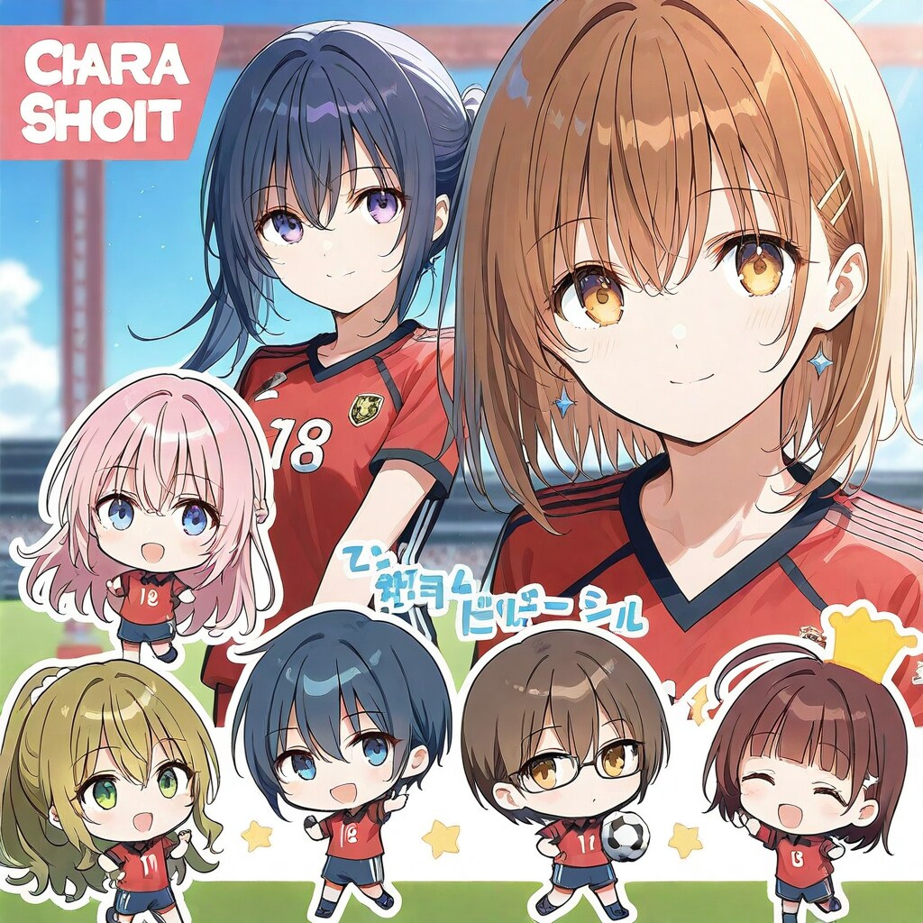 ちびきゃらイレブン　え？たりない？　ご愛敬