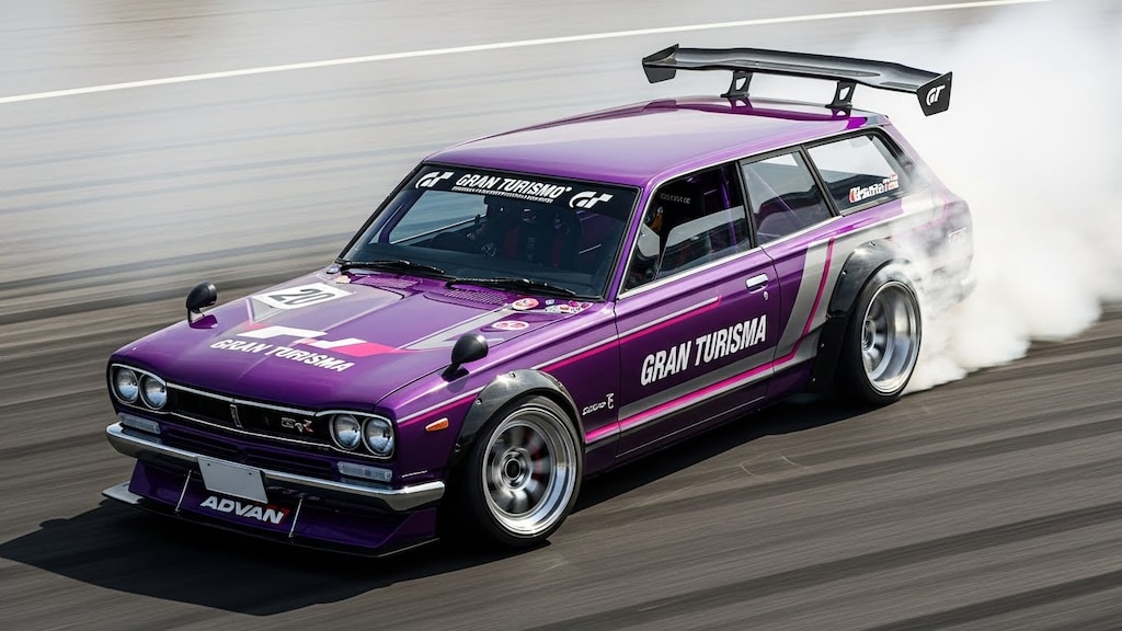 グランツーリスモスカイラインワゴンのドリ車