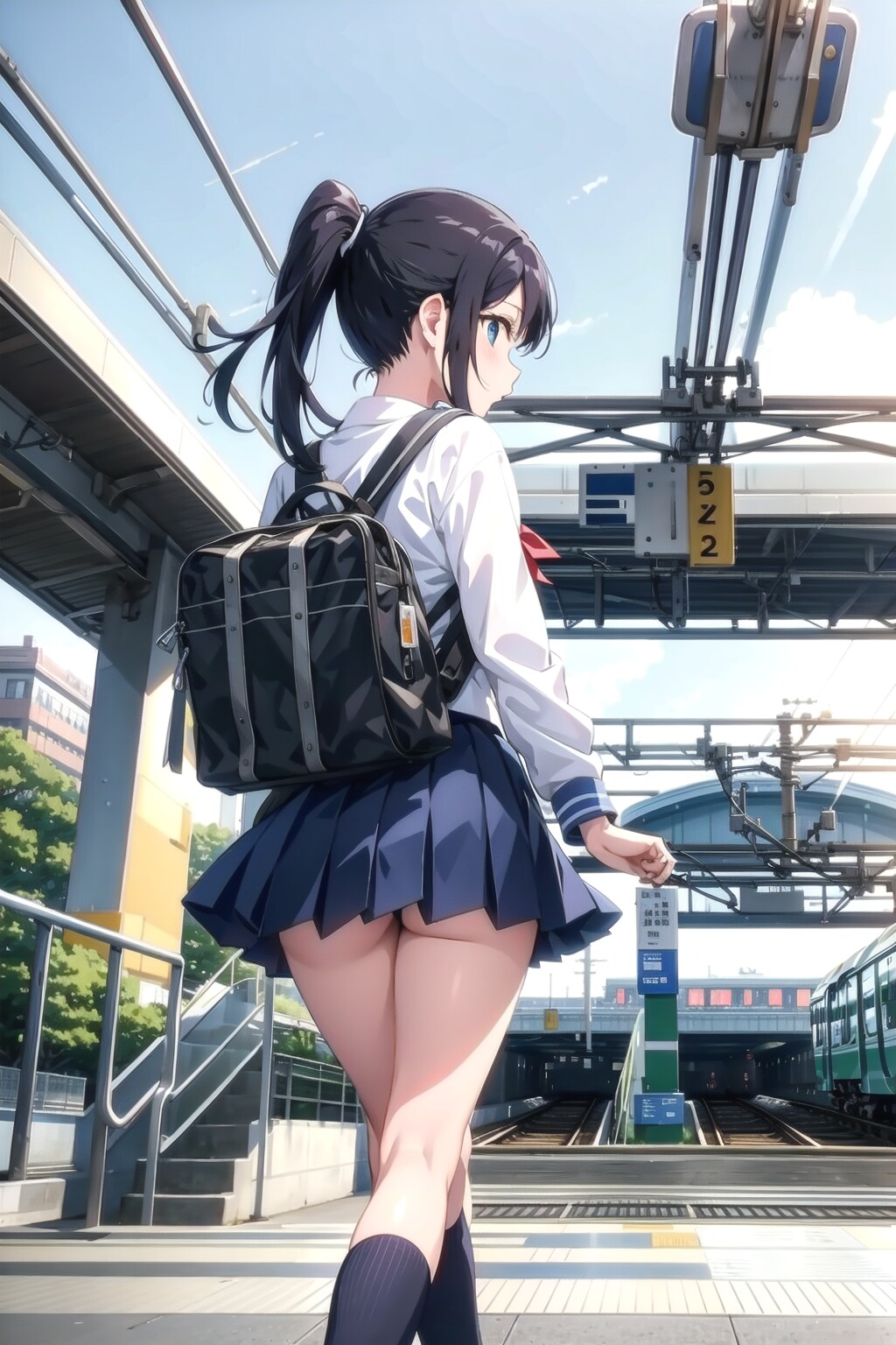 駅に急ぐJK 〜制服のある風景〜
