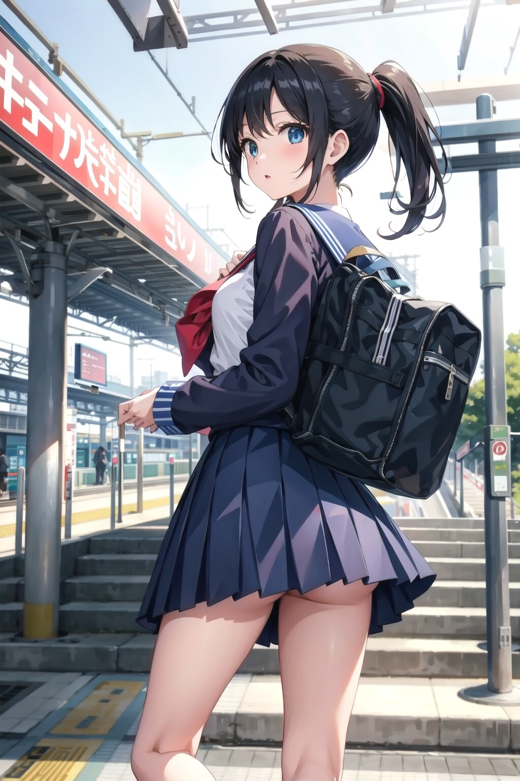 駅に急ぐJK 〜制服のある風景〜
