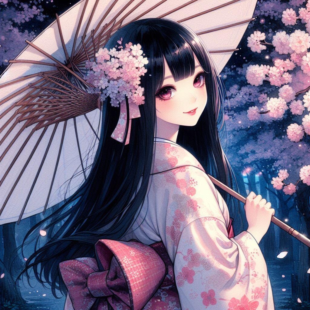 着物で見返り美人 遥さんVer.