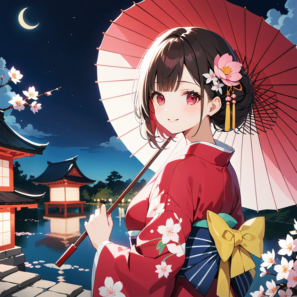 着物で見返り美人 遥さんVer.