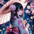 着物で見返り美人 遥さんVer. 9枚目