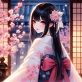 着物で見返り美人 遥さんVer. 3枚目