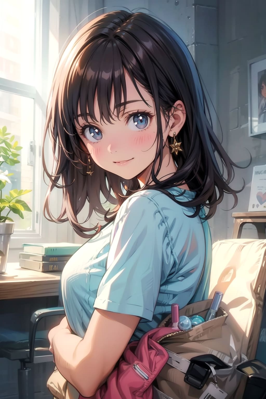 オフィス近くのカフェでブレックファースト | の人気AIイラスト・グラビア