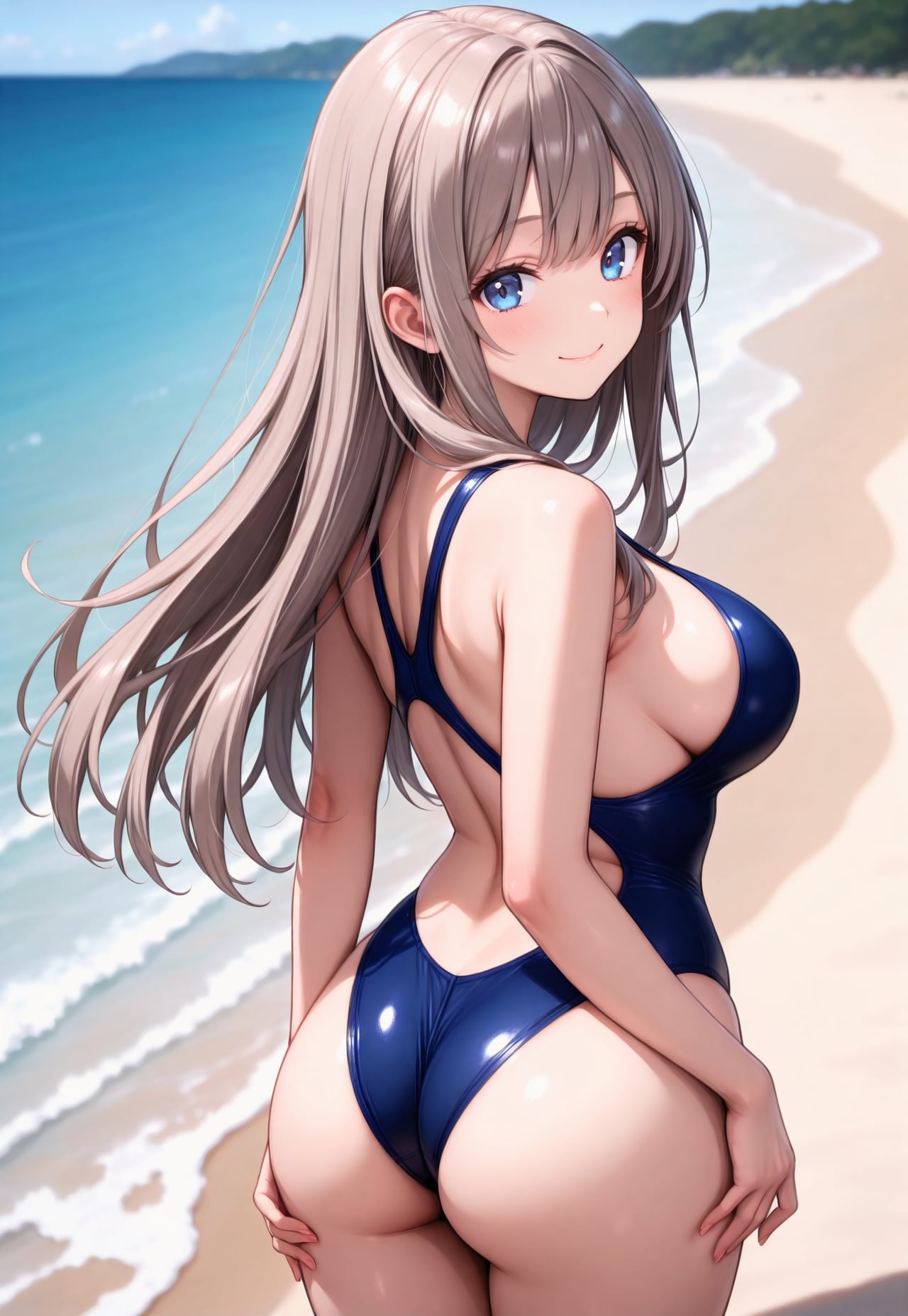 1147（紺色の水着）
