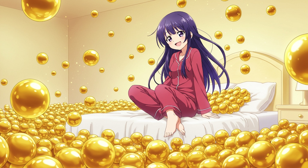 キンタマ ベッドルーム