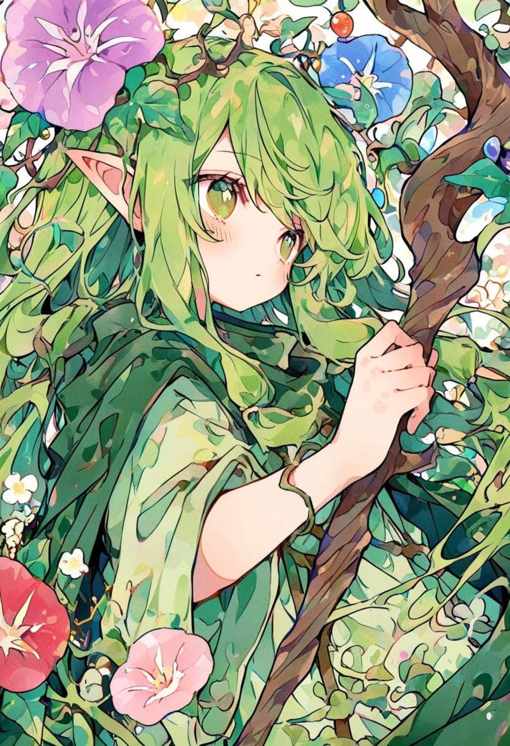 ドルイドちゃんの横顔