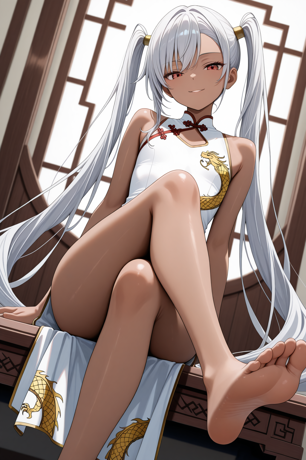 跪いて舐めるといいわ