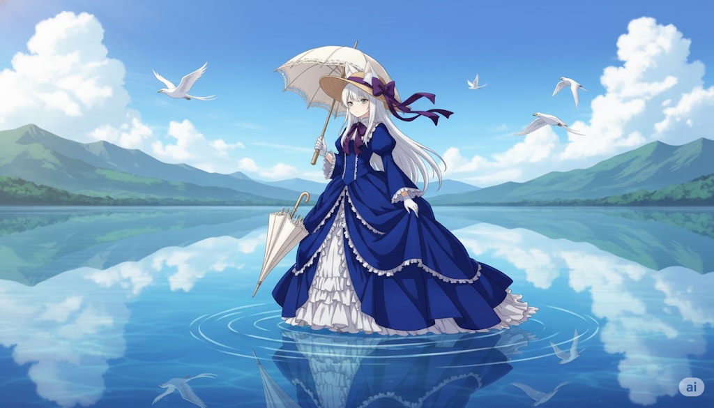 水上の麗人