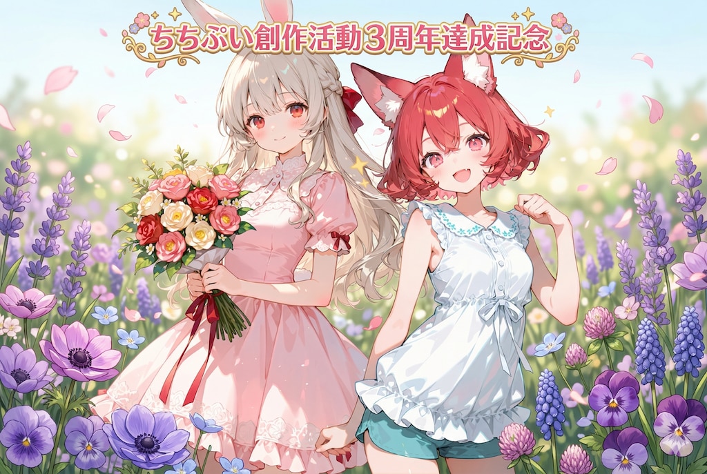 ちちぷい創作活動３周年達成記念！