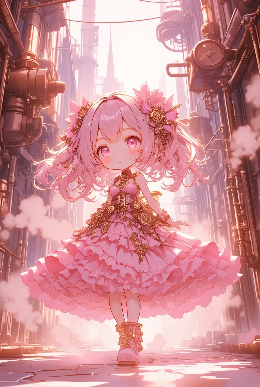 スチームピンクなガーリーちゃん