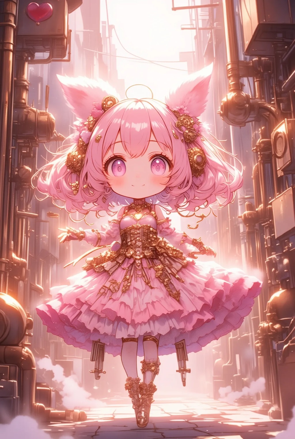 スチームピンクなガーリーちゃん