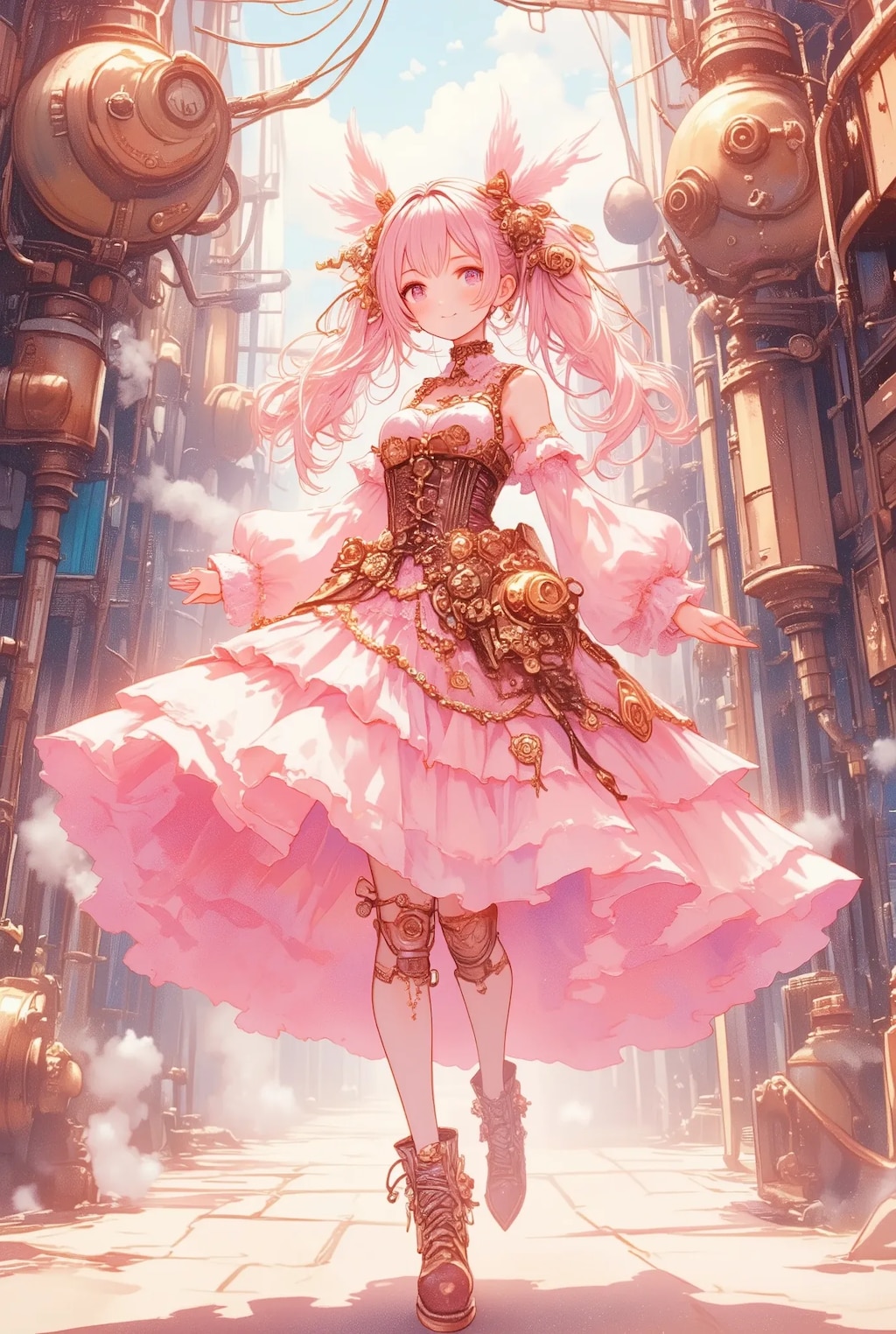 スチームピンクなガーリーちゃん