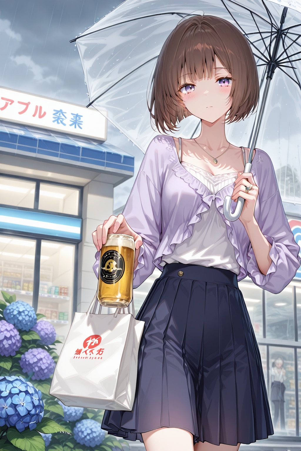 コンビニの帰り