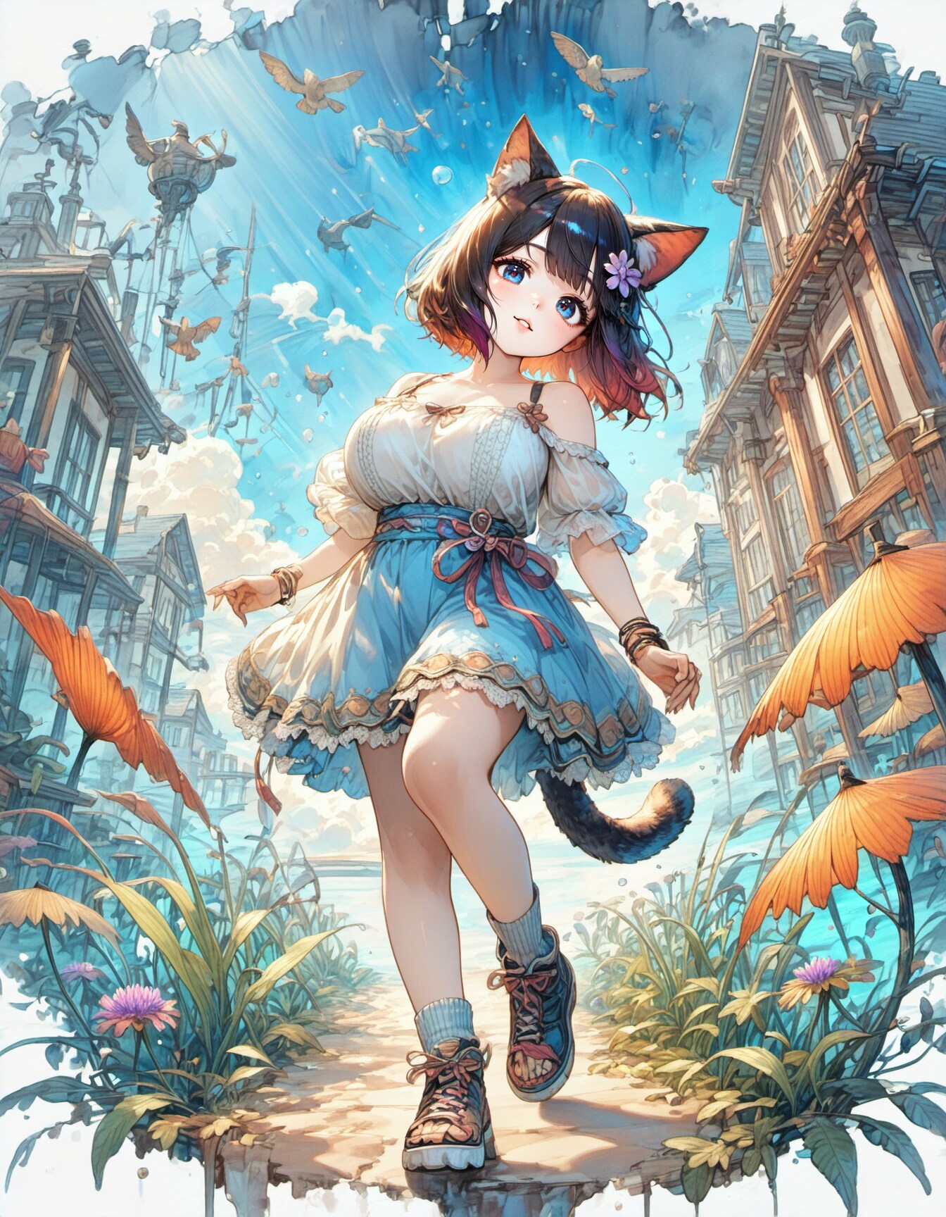 gradient | の人気AIイラスト・グラビア