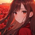 紅に染まる少女 3枚目