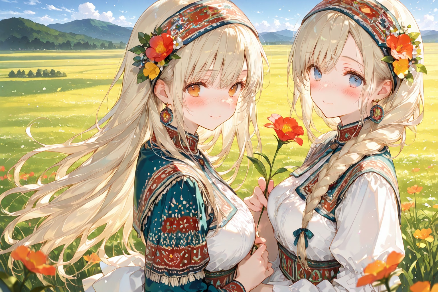 お花あげる | の人気AIイラスト・グラビア
