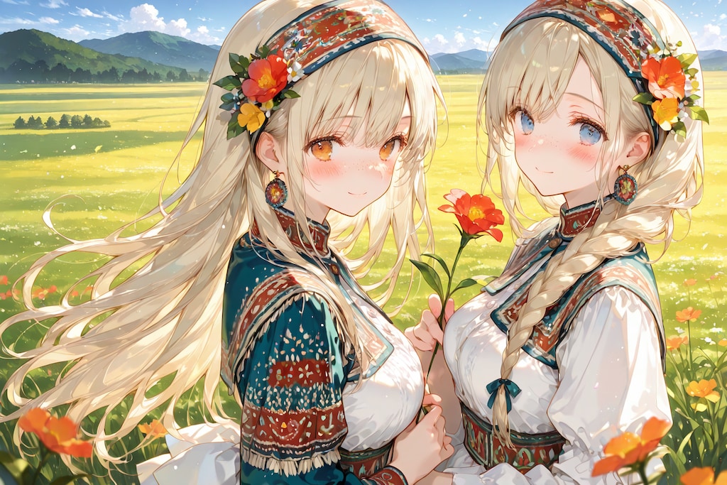 お花あげる