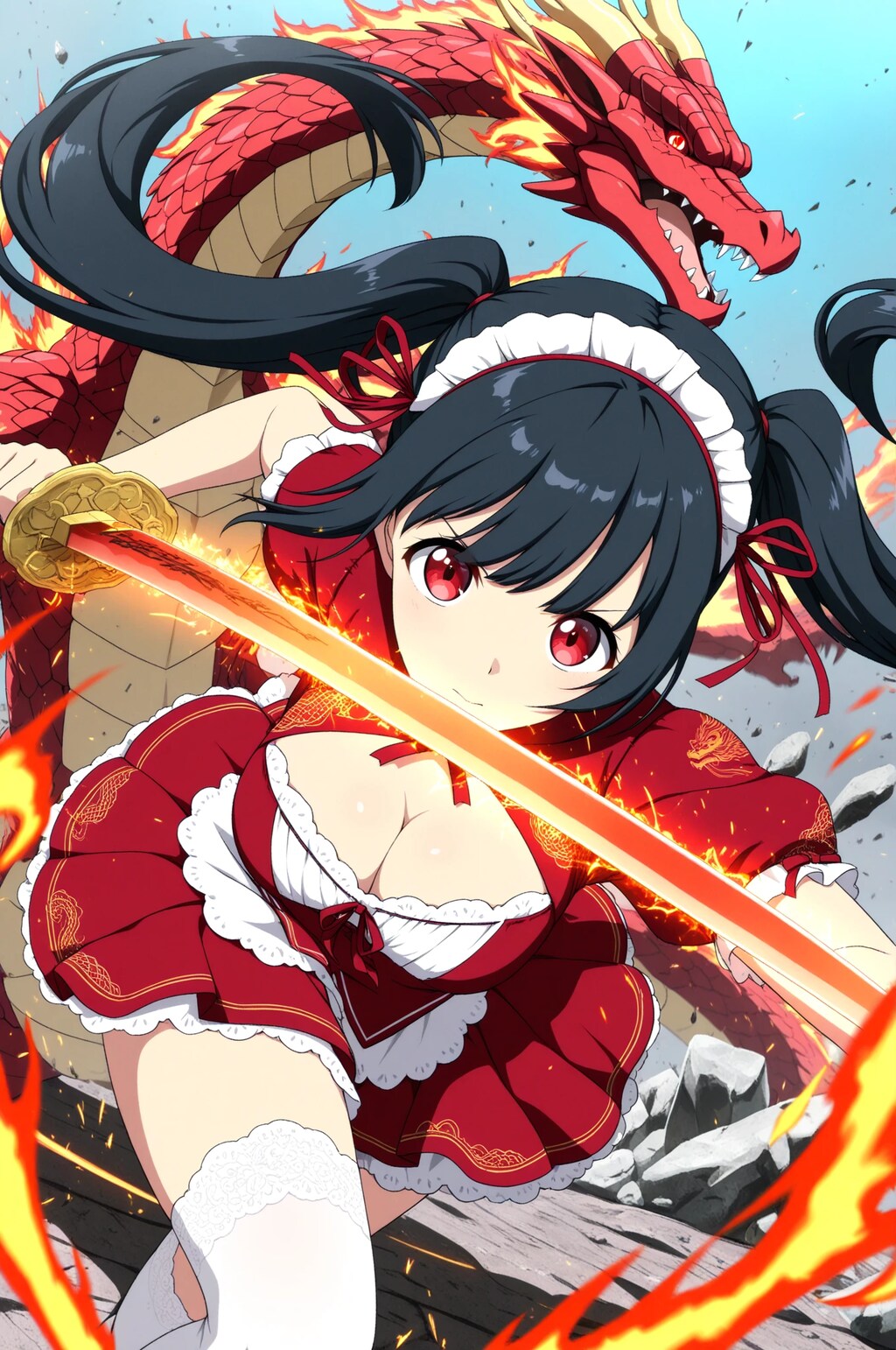 メイドレッド(アニメスタイル)