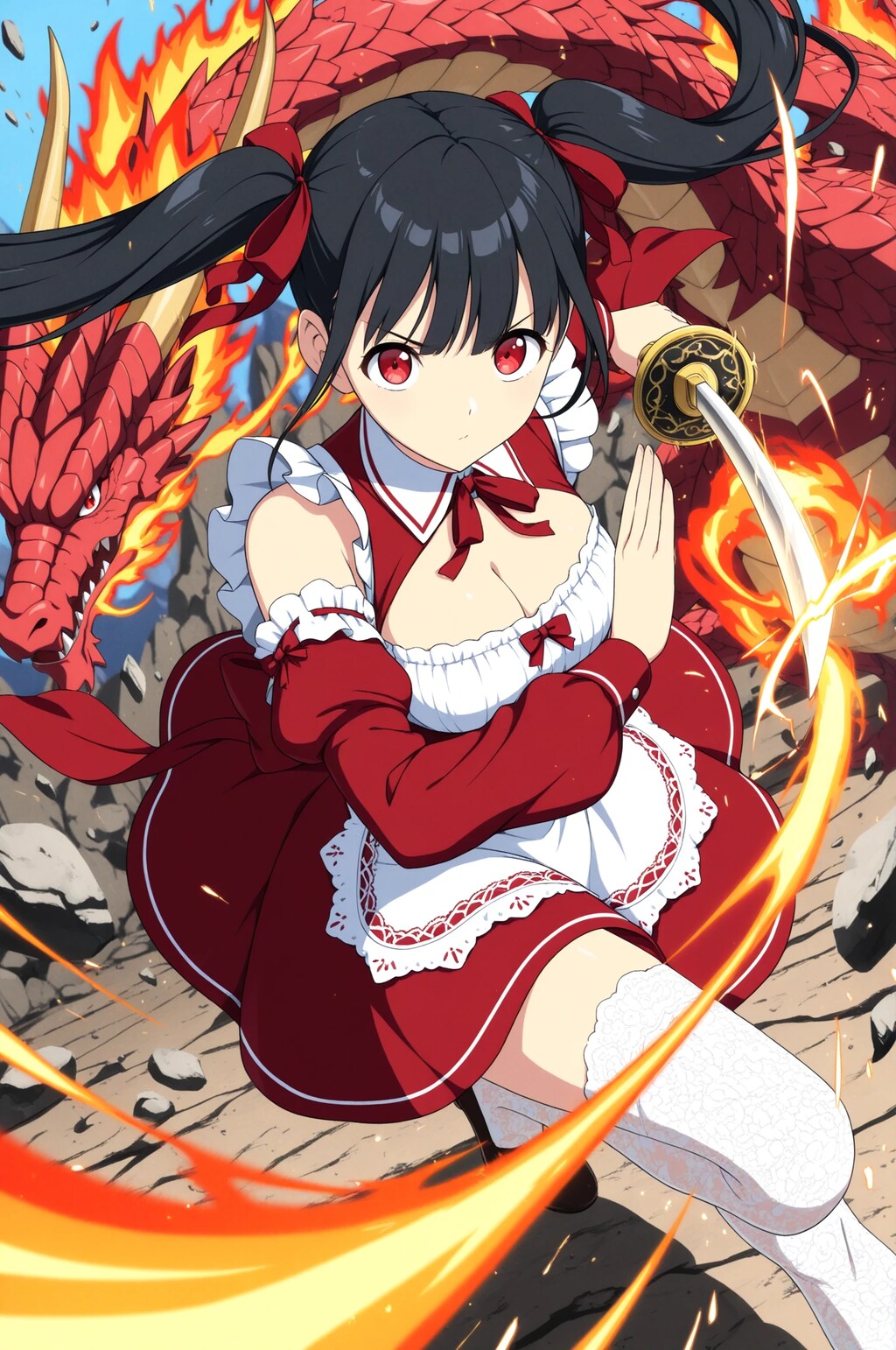 メイドレッド(アニメスタイル)