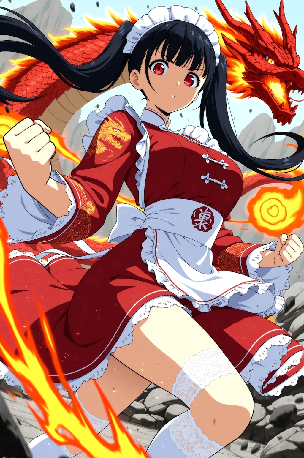 メイドレッド(アニメスタイル)