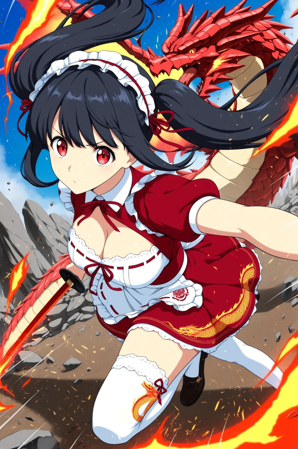 メイドレッド(アニメスタイル)