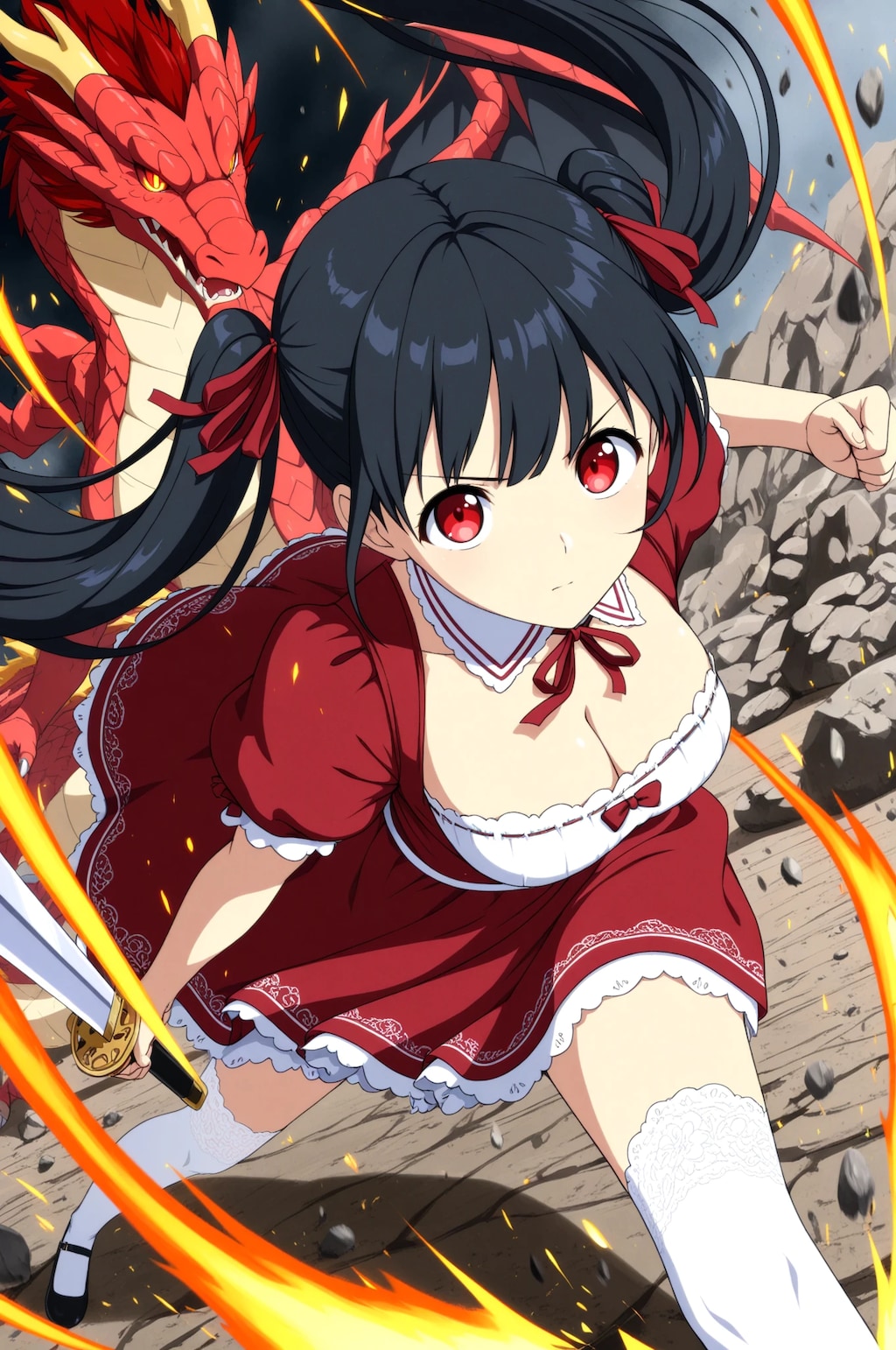 メイドレッド(アニメスタイル)
