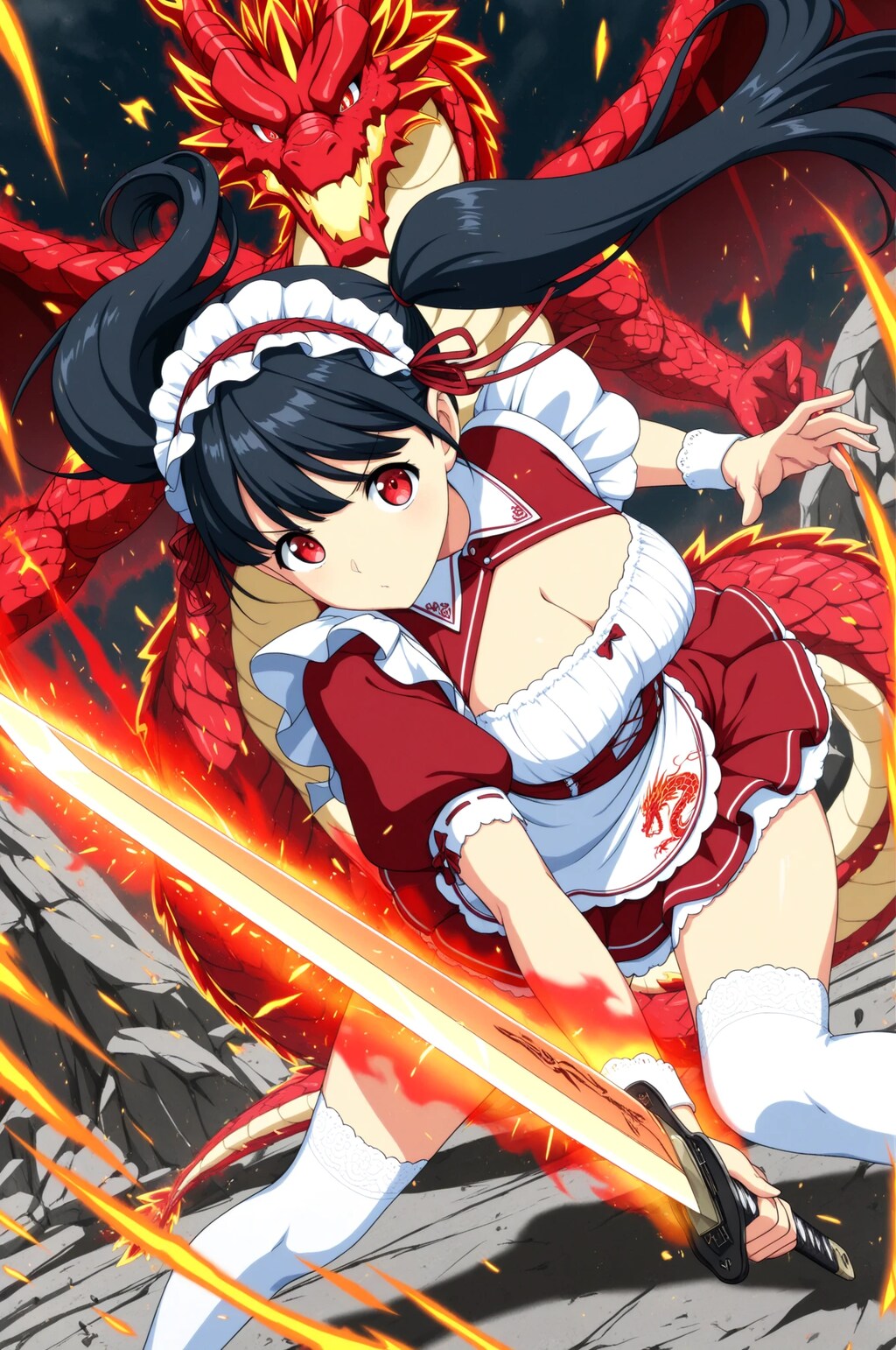 メイドレッド(アニメスタイル)
