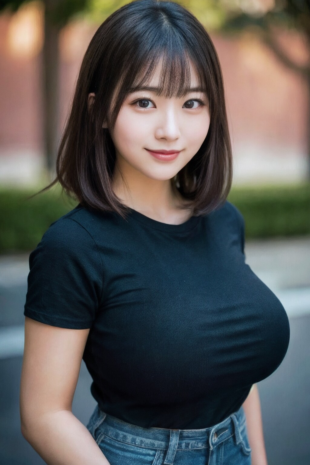 黒いTシャツ | の人気AIイラスト・グラビア