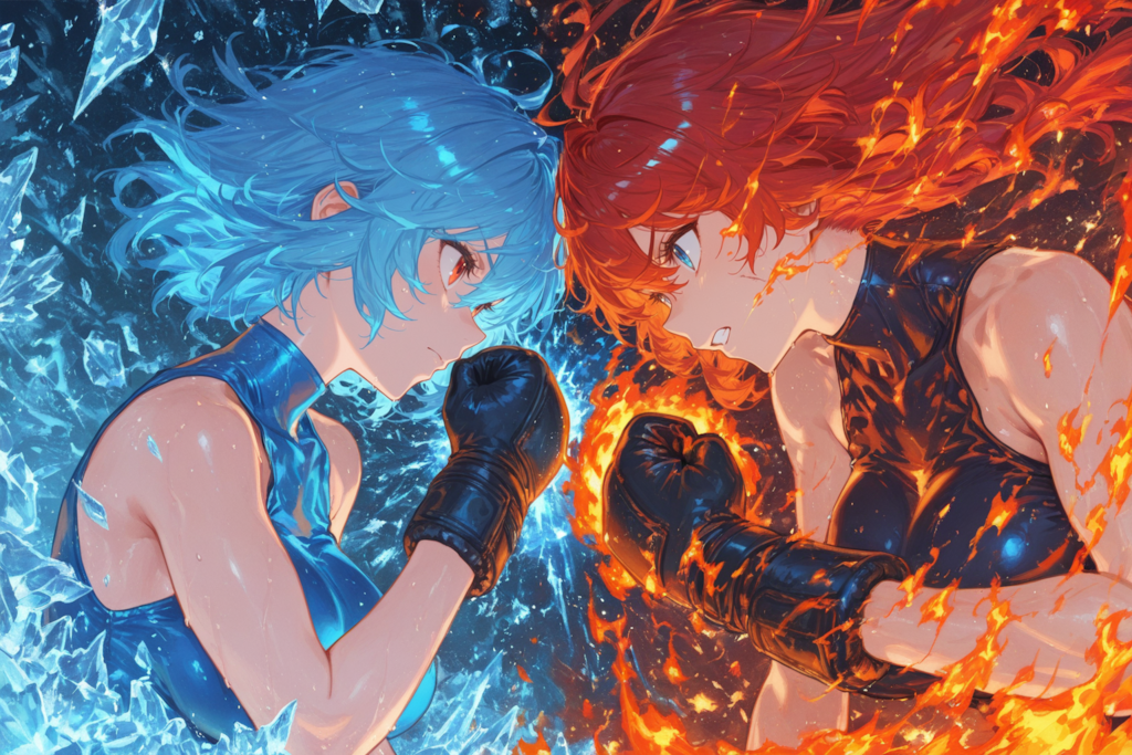 炎と氷の拳闘士