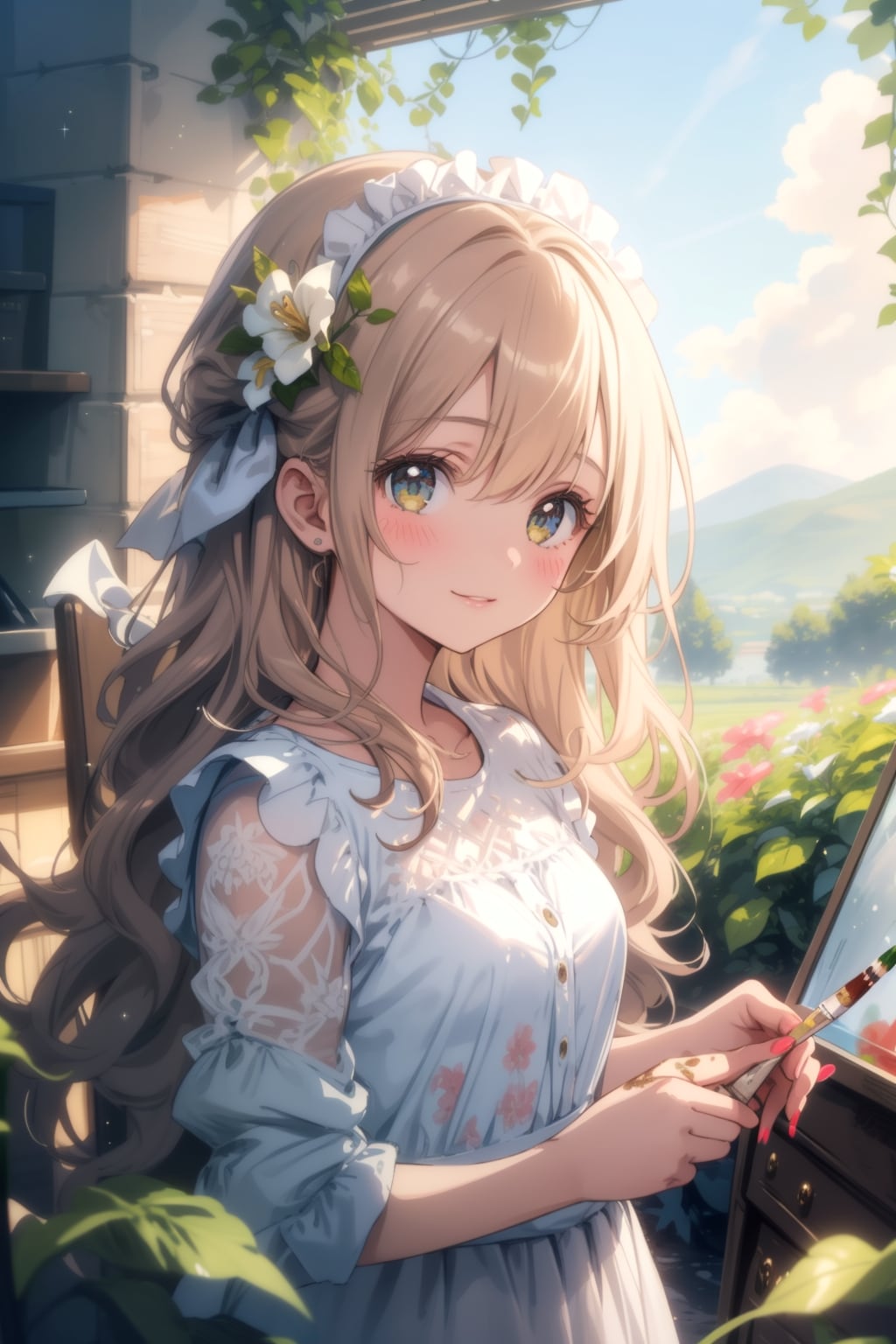 絵を描くのが趣味なの