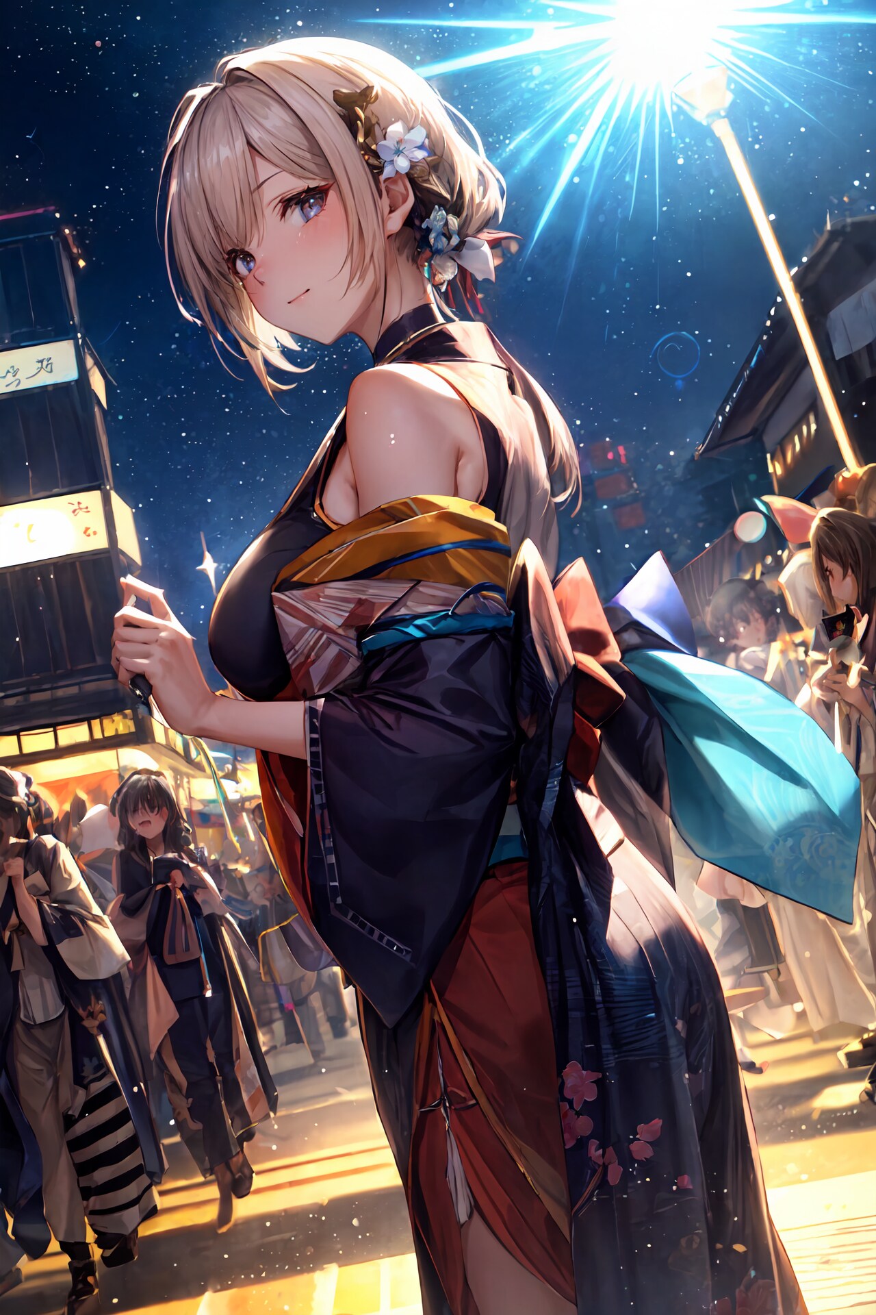 夜の祭り