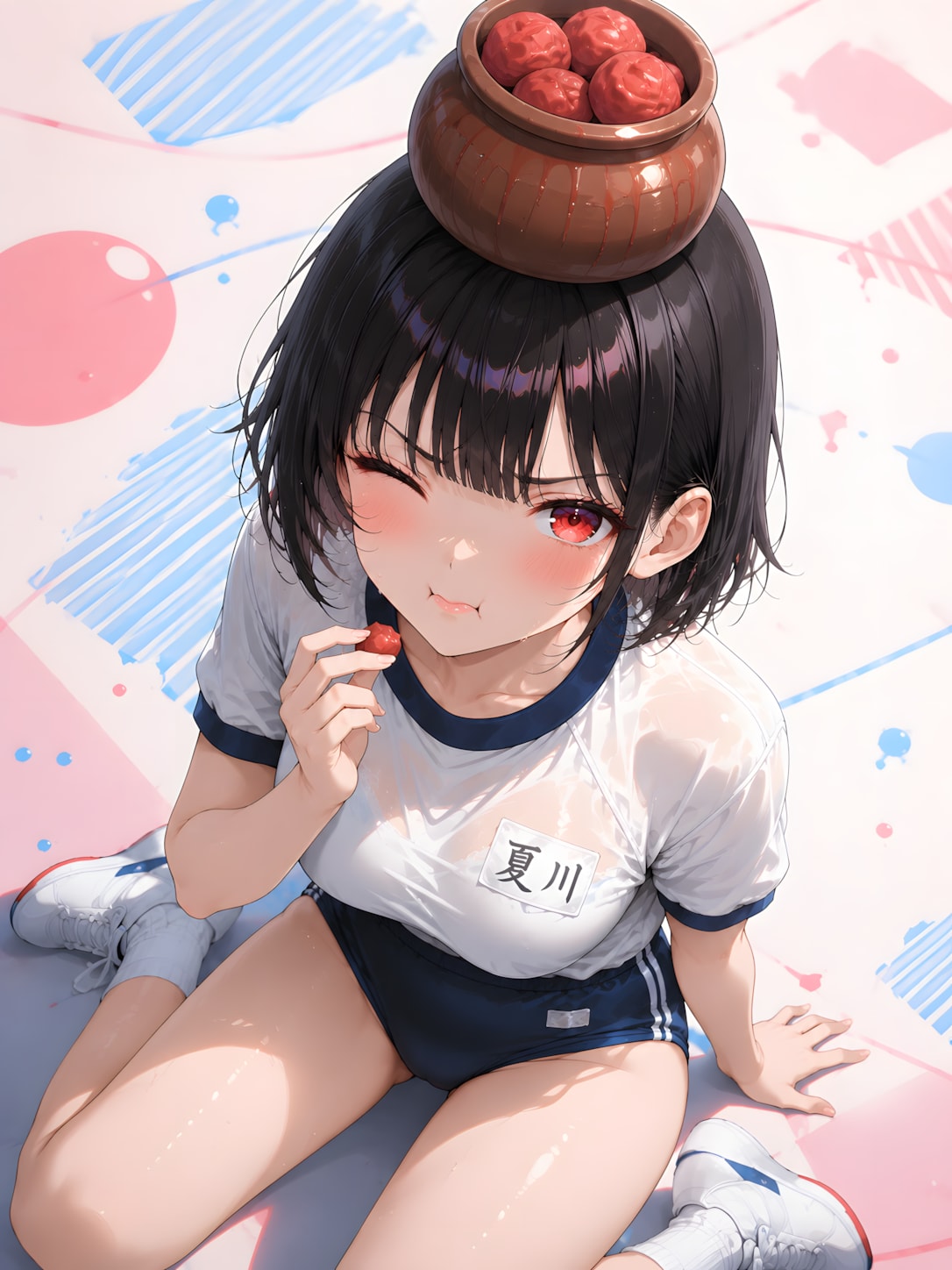【頭上縛り】4６.「う」→ 「うめぼし」アトリエKAI