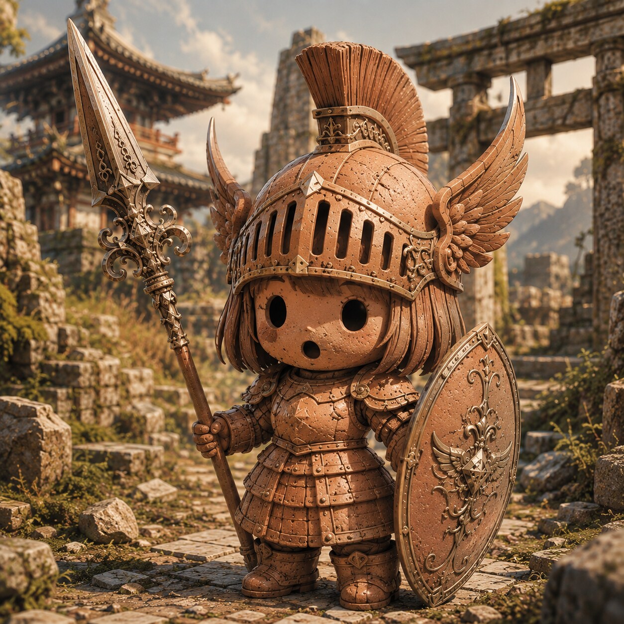 埴輪ちびキャラＫｎｉｇｈｔ | の人気AIイラスト・グラビア