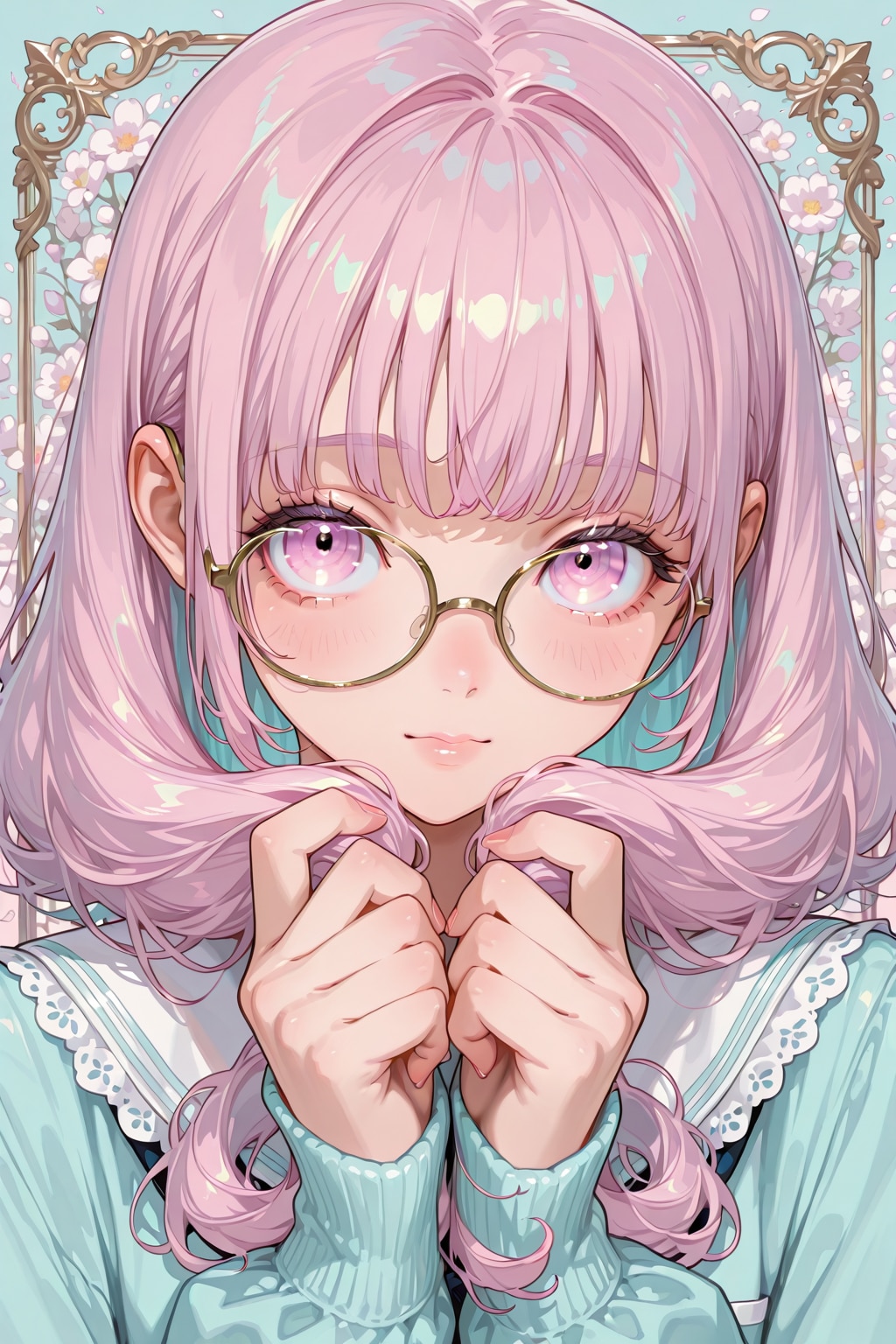 今日の眼鏡っ娘　4/14 | の人気AIイラスト・グラビア