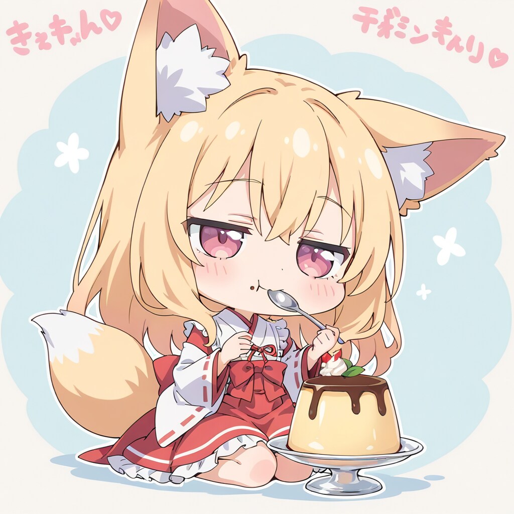 プリン大好きお稲荷さん | の人気AIイラスト・グラビア