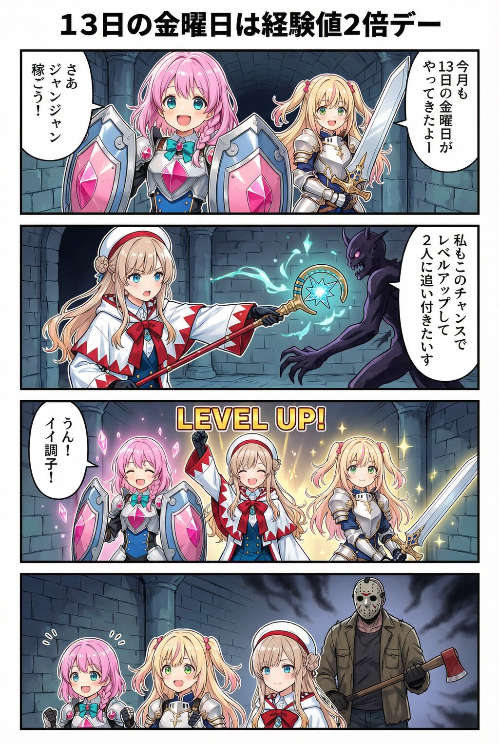 １３日の金曜日はやっぱりダンジョンへ
