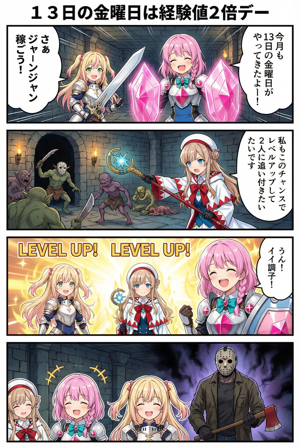 １３日の金曜日はやっぱりダンジョンへ
