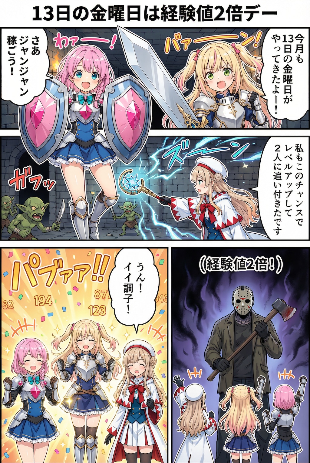 １３日の金曜日はやっぱりダンジョンへ