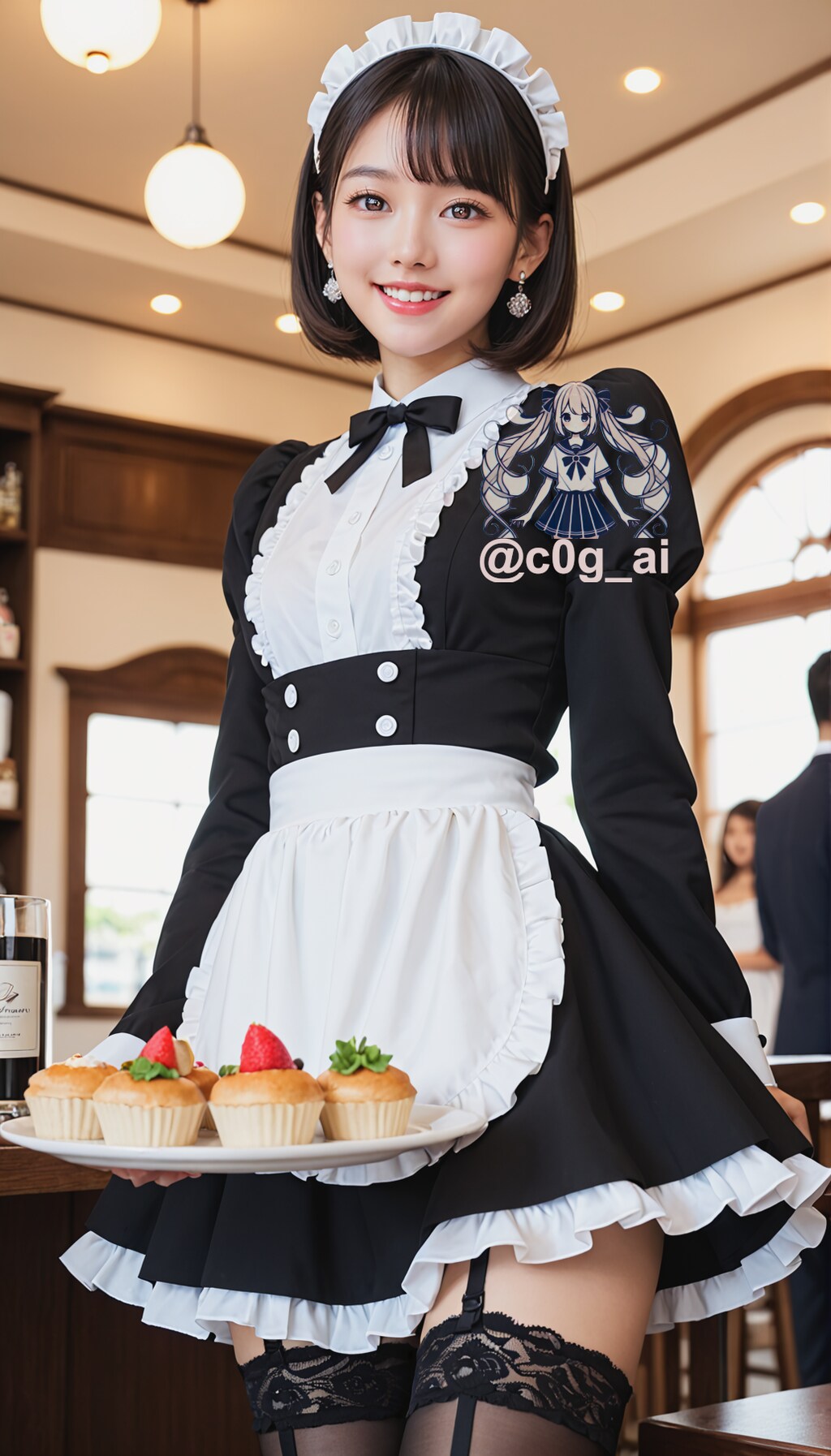 コンカフェでアルバイトしているつむちゃん