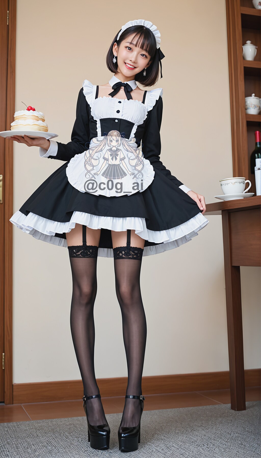 コンカフェでアルバイトしているつむちゃん