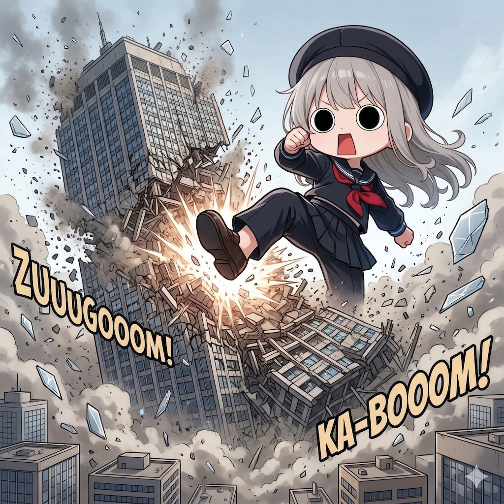 ビルごとやってしまいよったえらいこっちゃ嬢